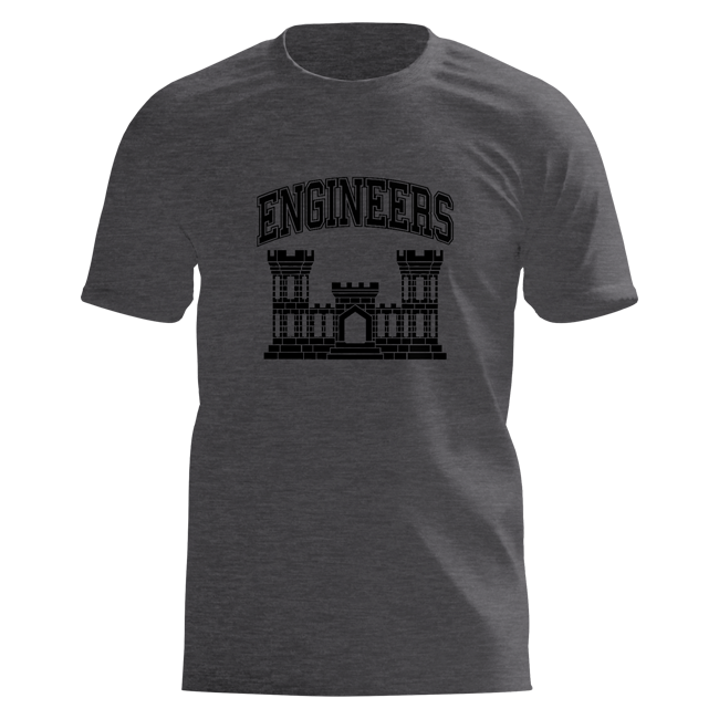 ENG Castle Tee - Gunmetal Grey