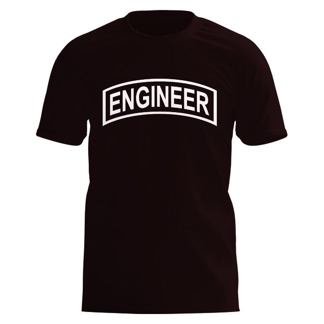 Engineer Tab Tee - Black
