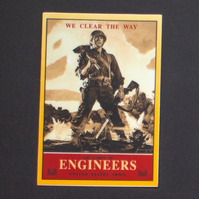Sticker, We Clear The Way Die-Cut
