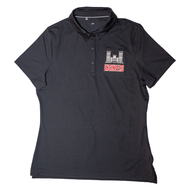 Women&#39;s Black Polo Red/White Engineer Logo - UA