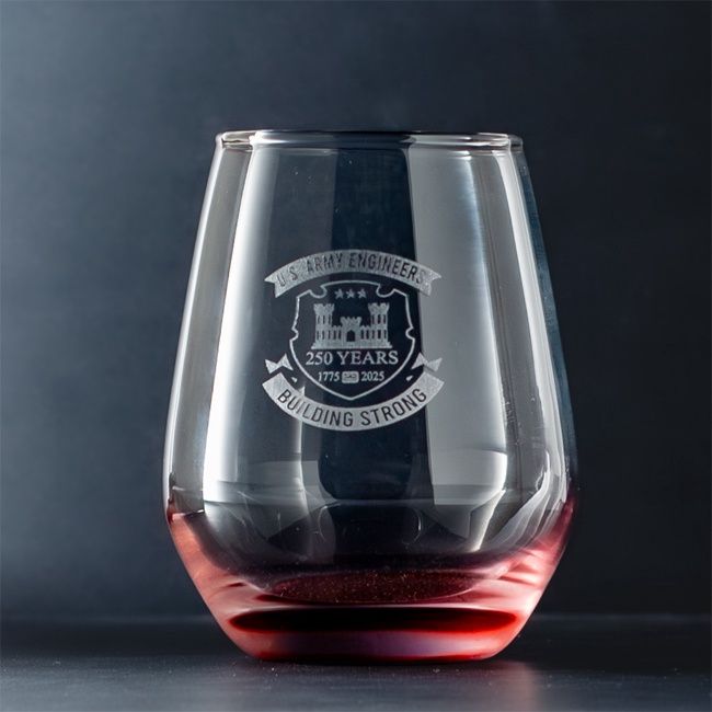 250th Anniversary Stemless Wineglass