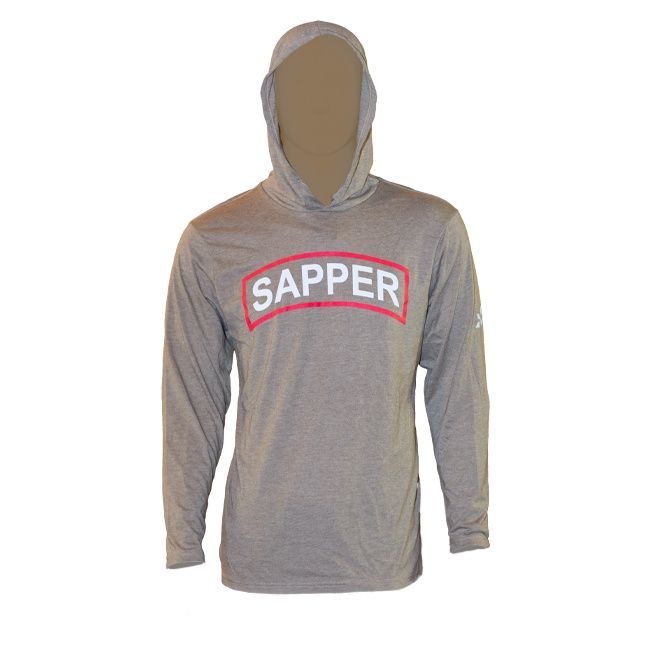 Long-Sleeve Sapper Tab Hooded Shirt (Coyote Tan)