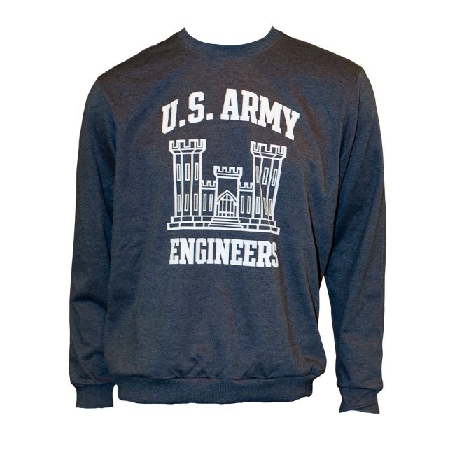 Engineer Fleece Crewneck | Heather Charcoal