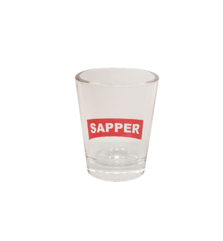 Engineer Sapper Tab Shot Glass