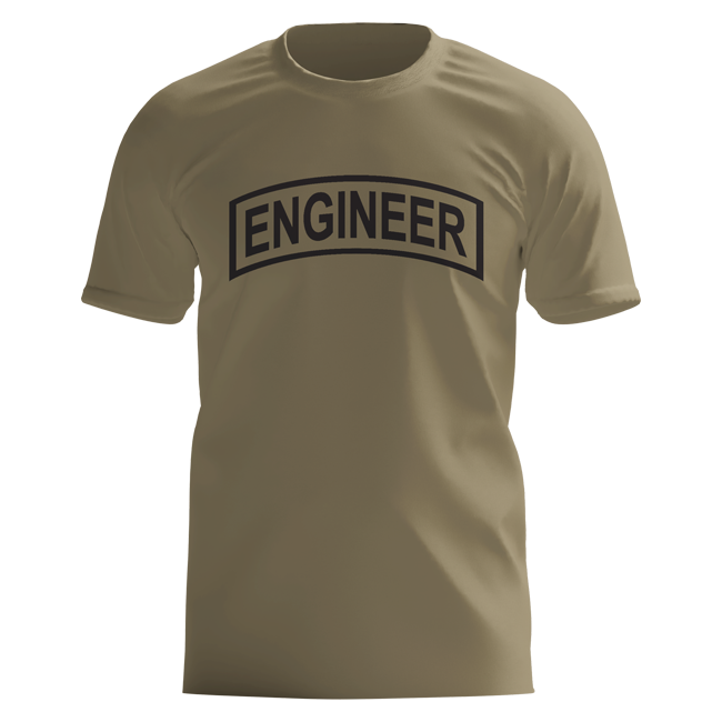 Engineer Tab Tee - Tan