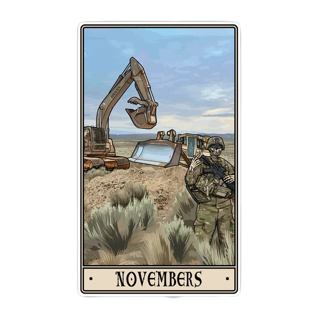 PLD Novembers (12N) Sticker