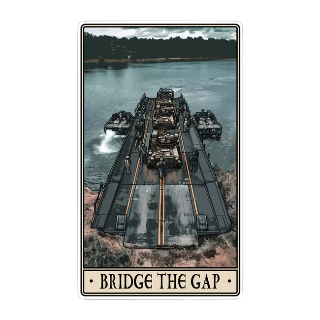 PLD Bridge The Gap (12C) Sticker