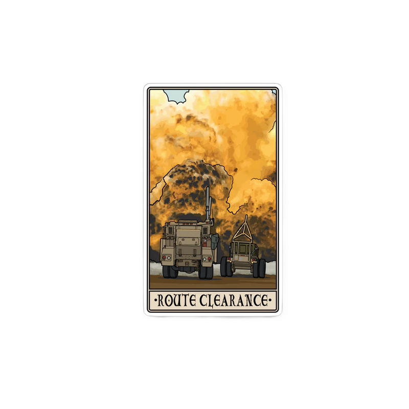 PLD Route Clearance Sticker