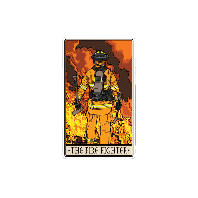 PLD Firefighter (12M) Sticker