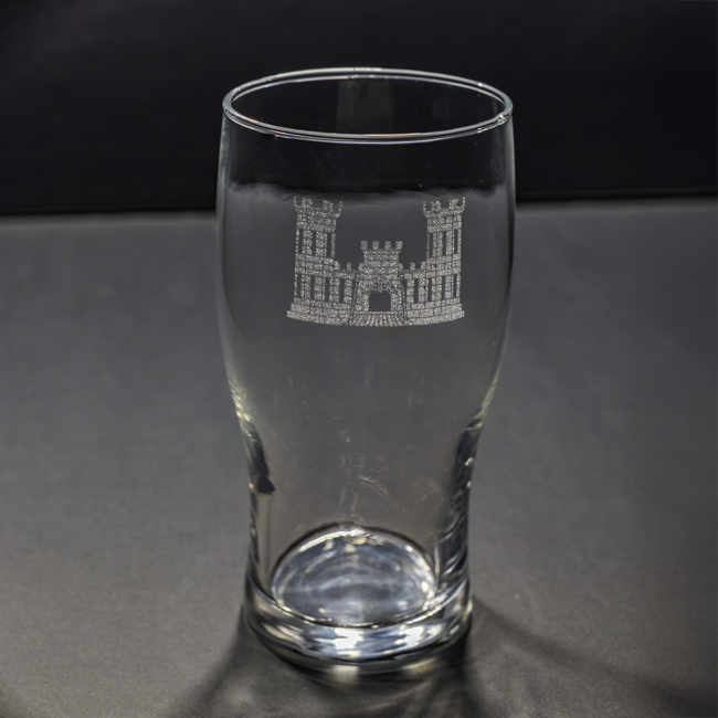 Engineer Castle Pub Glass 20oz