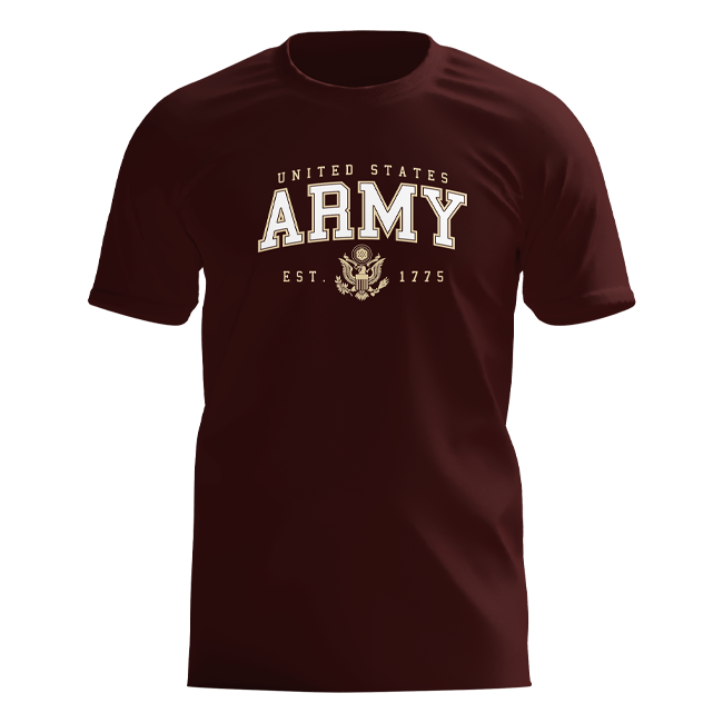 Army Shirt, Colour: Ox Blood, Size: S