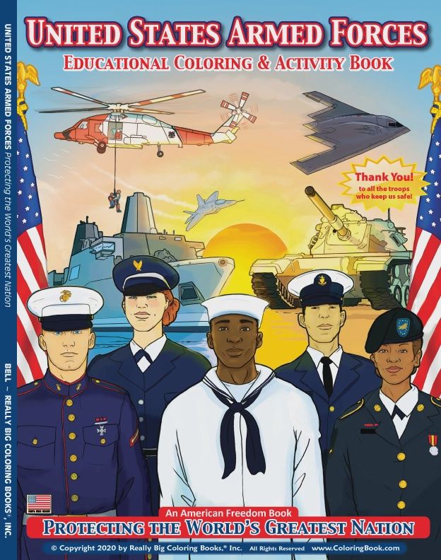 Coloring Book, U.S. Armed Forces