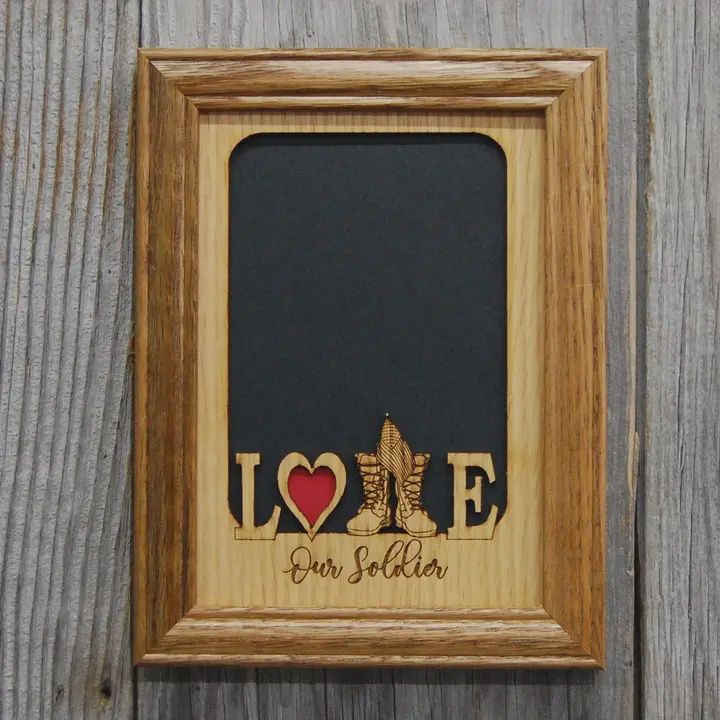 Custom Picture Frame 5x7 | Love My Soldier