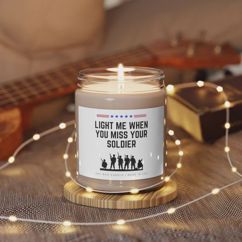 Miss Your Soldier Candle | White Sage + Lavender