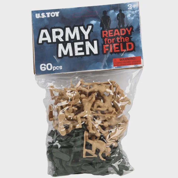 Army Toy Soldiers 60 Piece Set