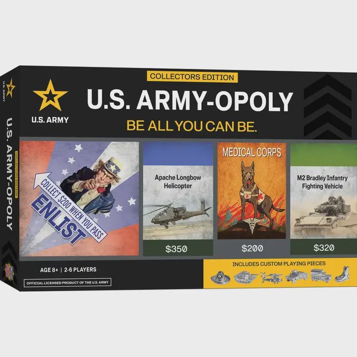 US Army Opoly Board Game