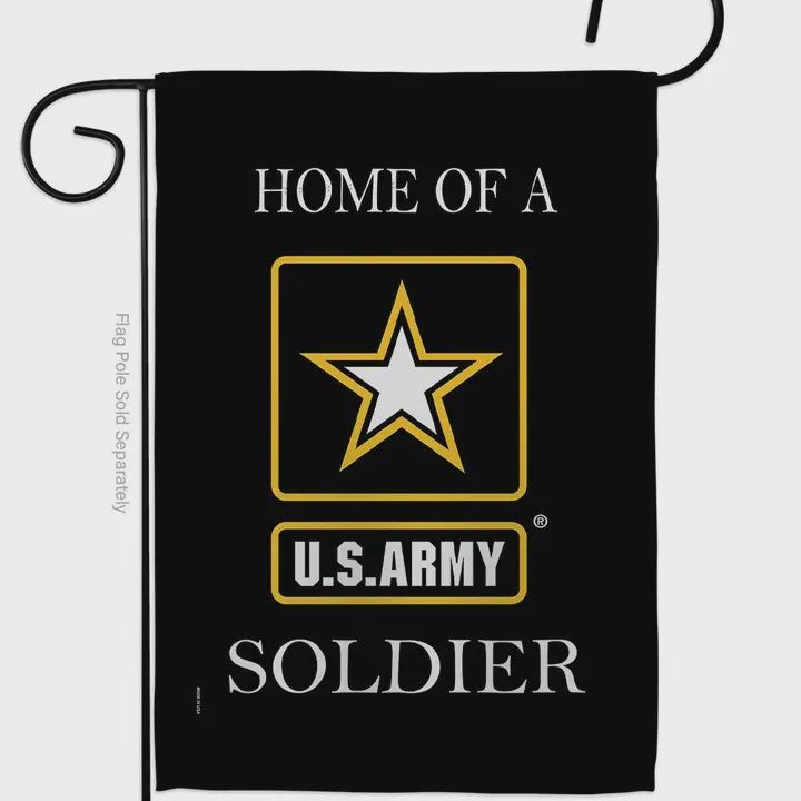 Garden Flag 13" x 18.5" | Home of a U.S. Army Soldier