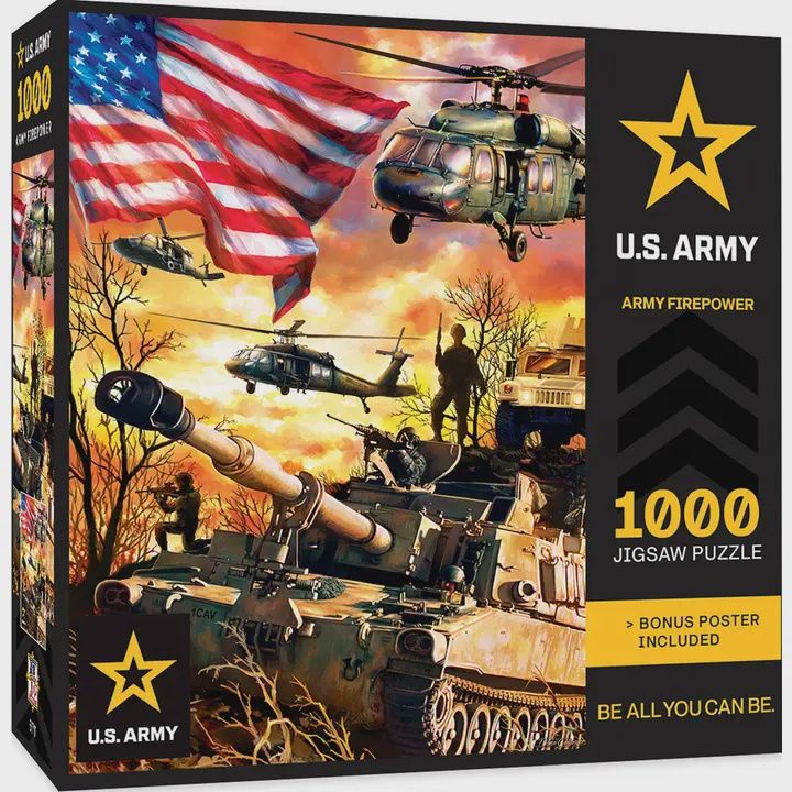 U.S. Army - Army Firepower 1000 Piece Puzzle