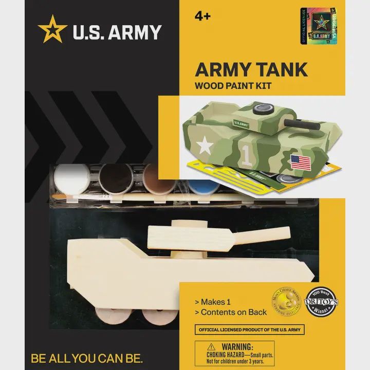 U.S. Army - Tank Wood Paint Kit
