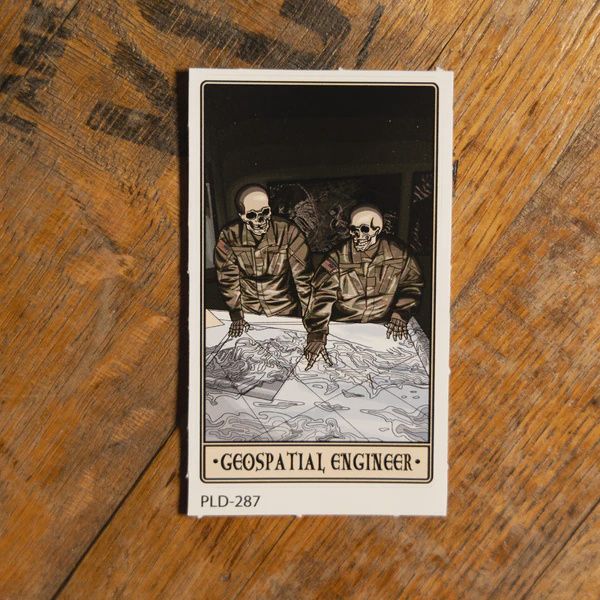 PLD Geospatial Engineer (12Y) Sticker