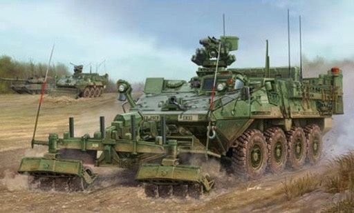 M1132 Stryker Engineer Vehicle w/ LWMR-Mine Roller