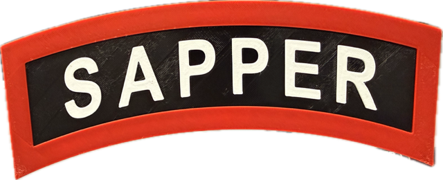 3D Sapper Tab Magnet w/ Bottle Opener