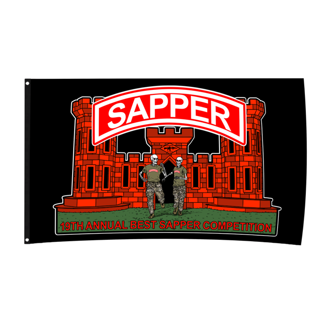PLD 19th Annual Best Sapper Flag 3'x5'