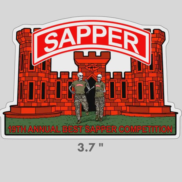 PLD 19th Annual Best Sapper Sticker