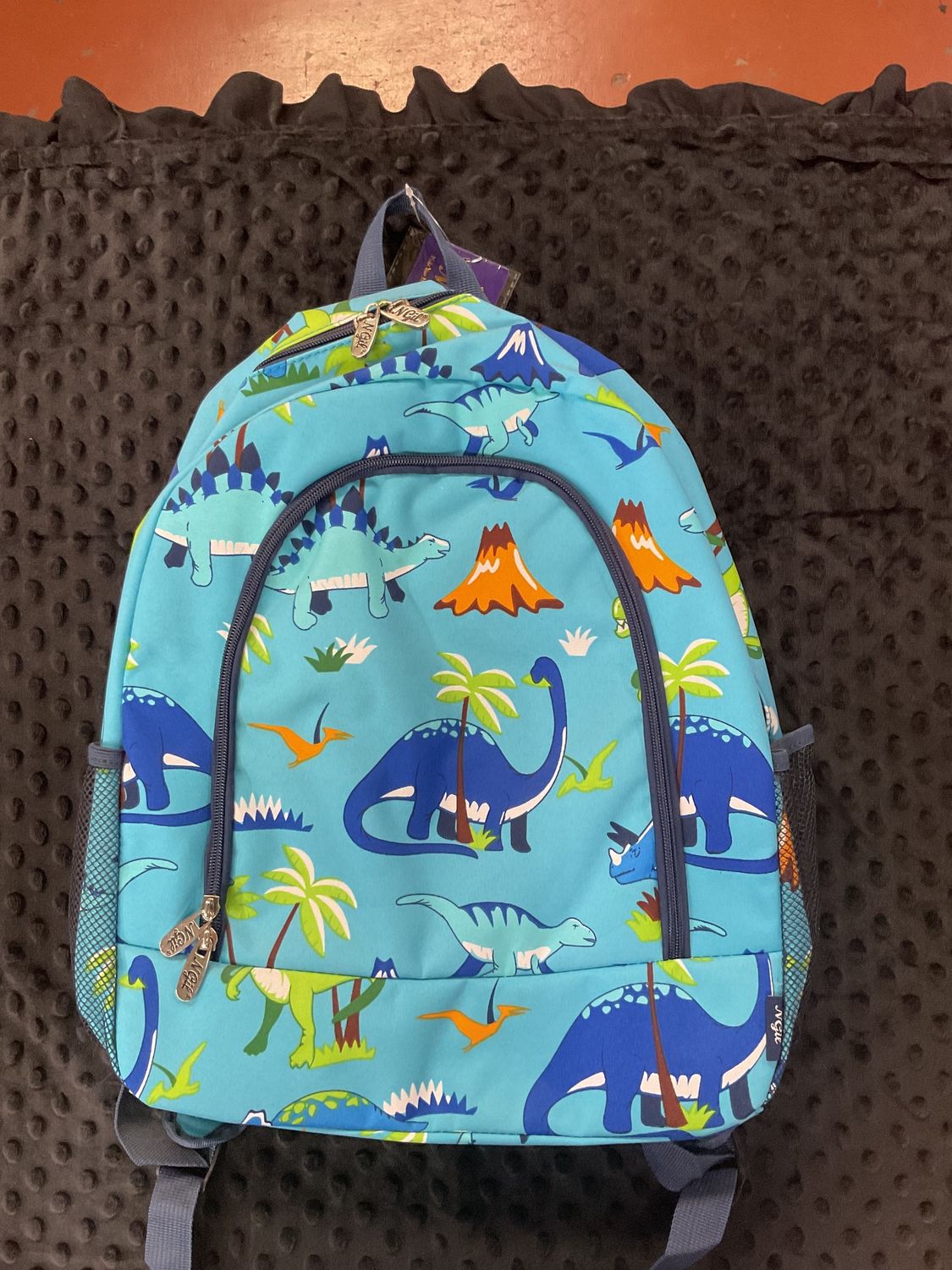 Blue Large Dinosaur Backpack