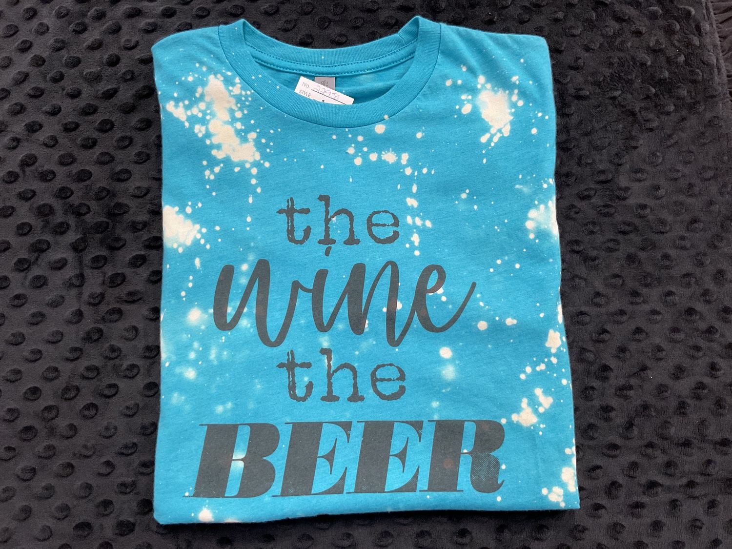 Wine Beer &amp; Whiskey Tee