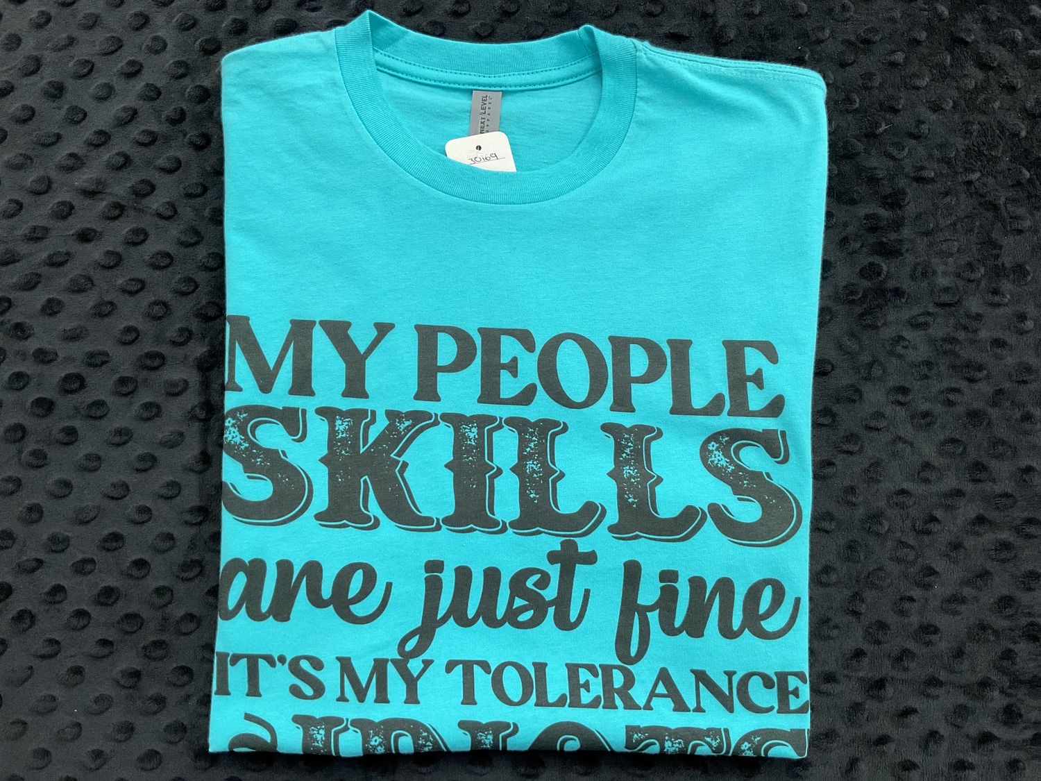My people skills are just fine