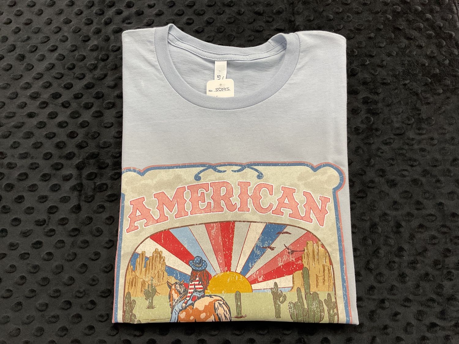 American cowgirl tee