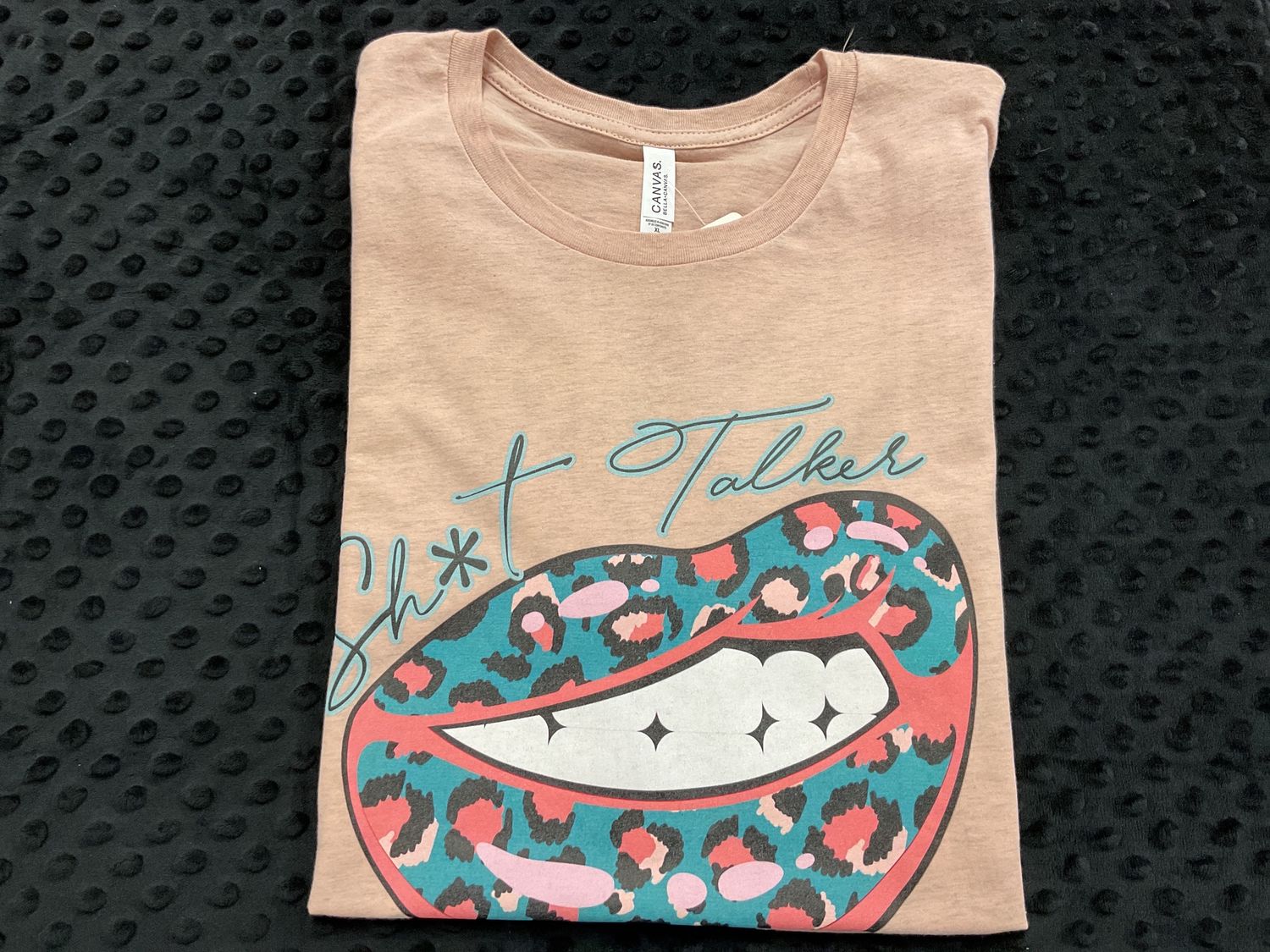 Shit talker pink tee