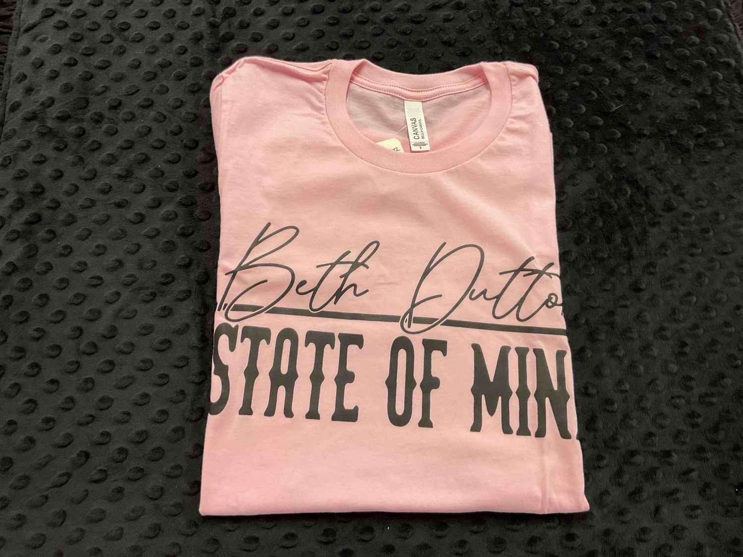 Beth Dutton state of mind pink tee