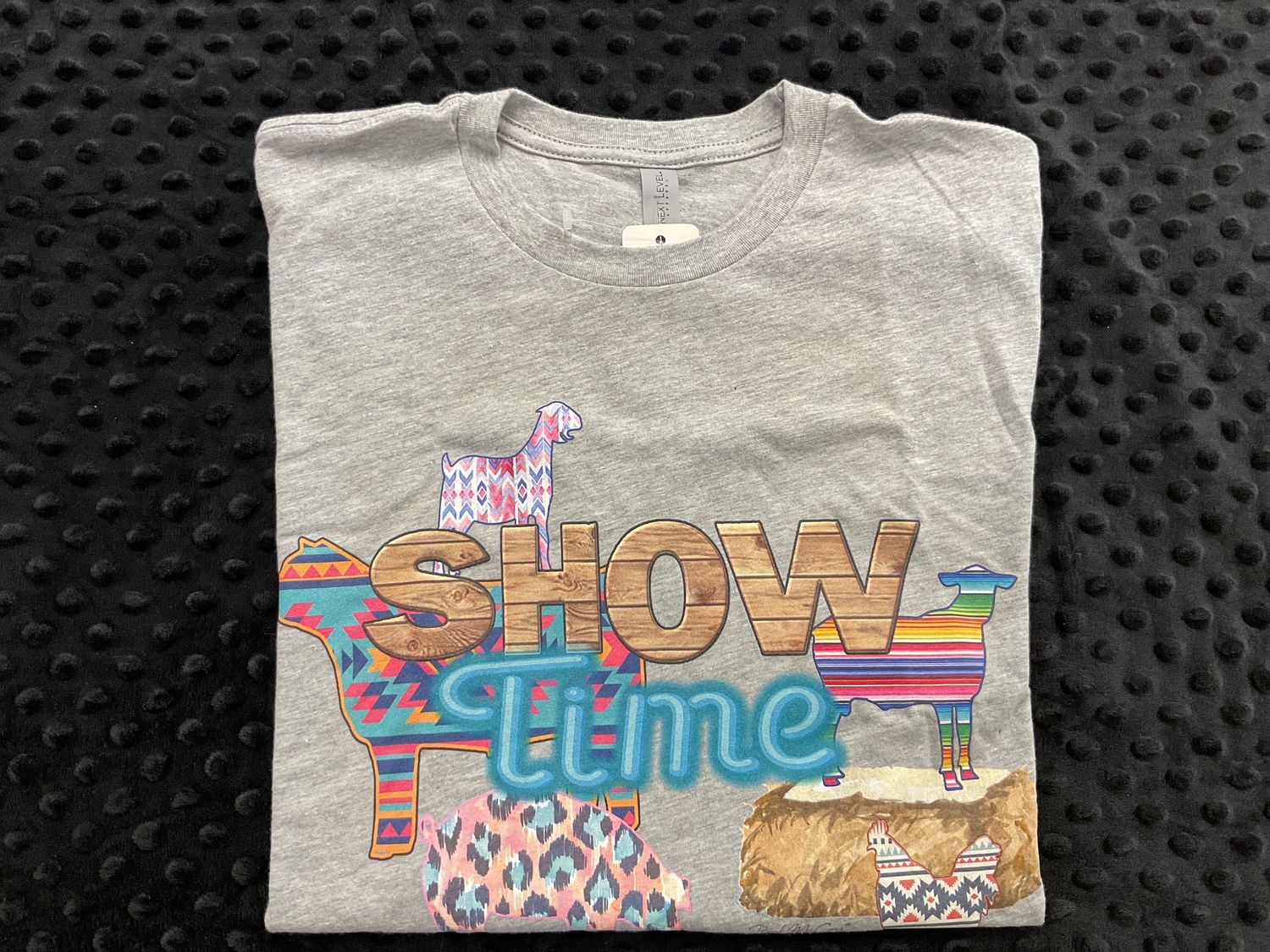 Show Time Gray Tee