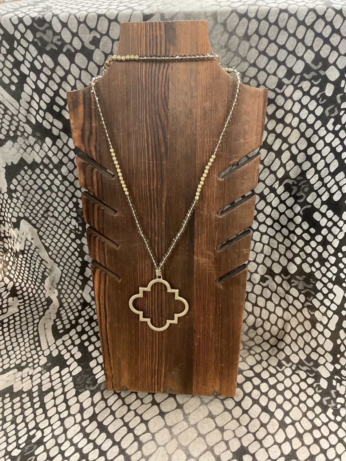 Quarterfoil Pendant Necklace