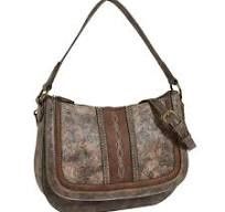 Justin hobo bag weathered tooling
