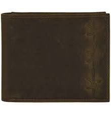 Justin mens back pocket bi-fold wallet barbed wire