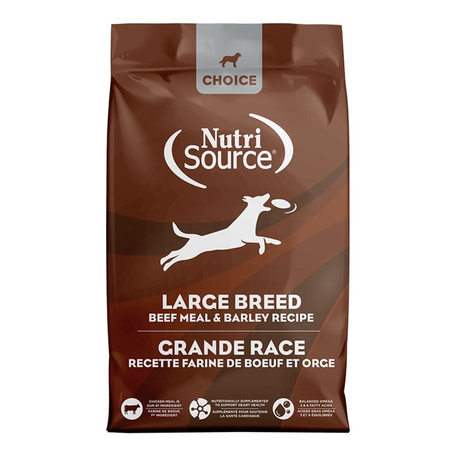 NUTRISOURCE DOG CHOICE LARGE BREED BEEF &amp; BARLEY