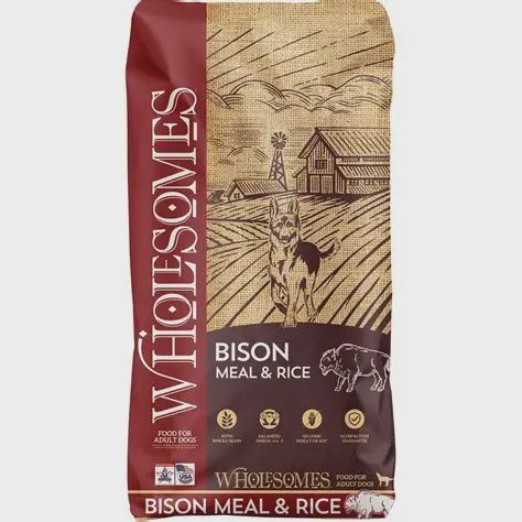 Wholesomes Bison &amp; Rice 35lb