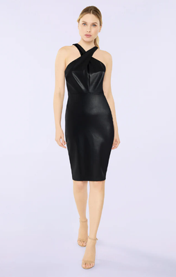 Likely Faux Leather Carolyn Dress