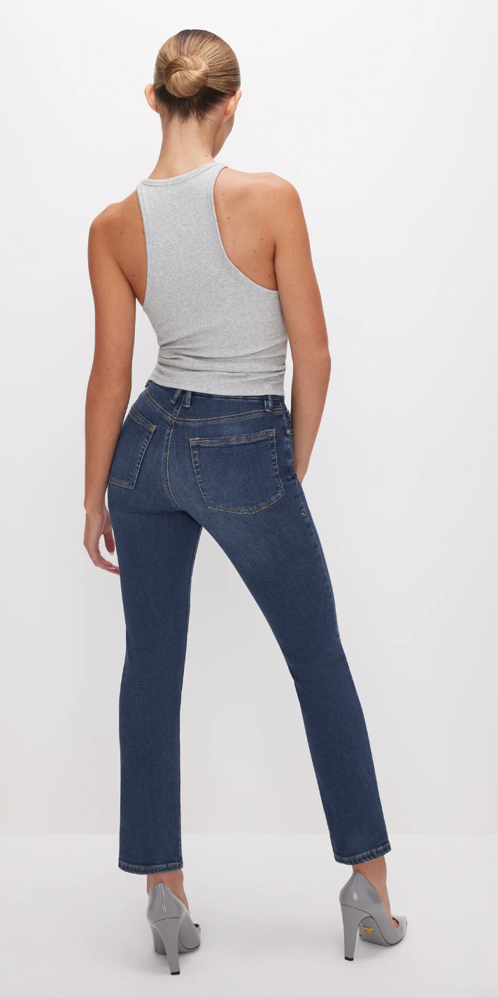 Good American Good Legs Straight Jeans