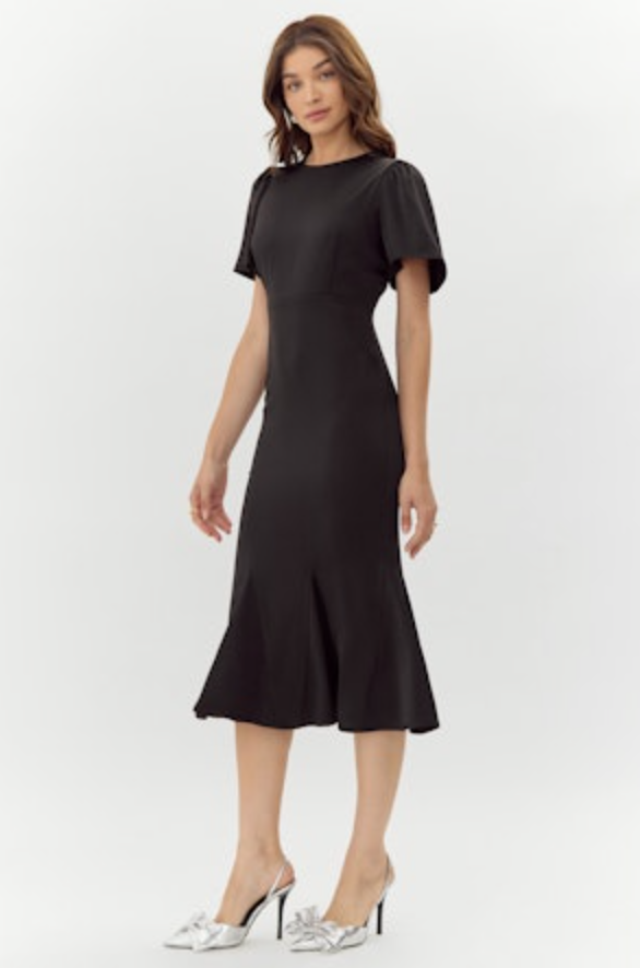 Adelyn Rae Taylor Mermaid Midi Dress