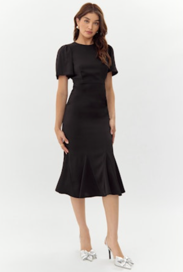 Adelyn Rae Taylor Mermaid Midi Dress
