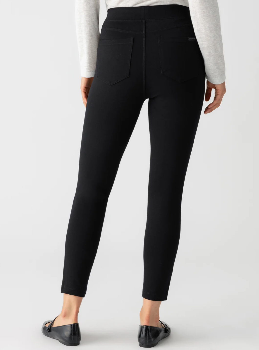 Sanctuary Runway Semi High Rise Legging Black