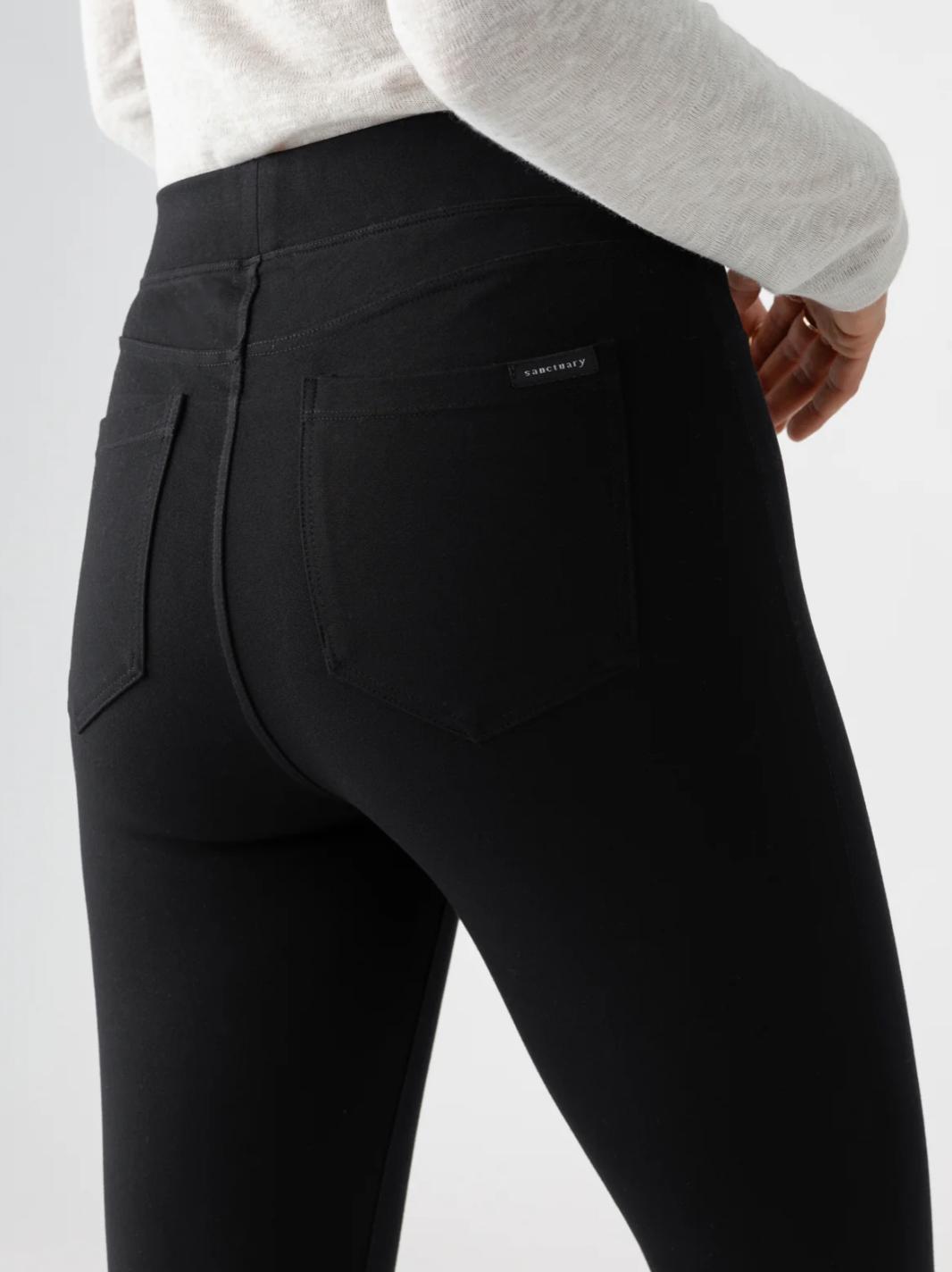 Sanctuary Runway Semi High Rise Legging Black