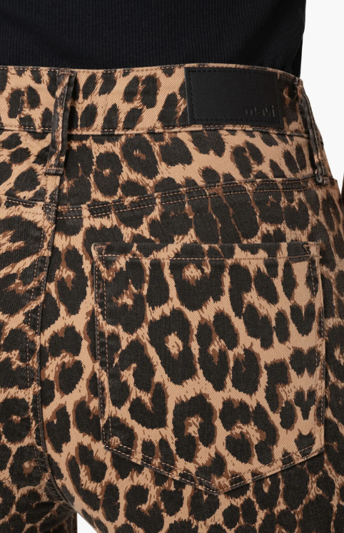 Mavi Anika Leopard Crop Flare Jeans