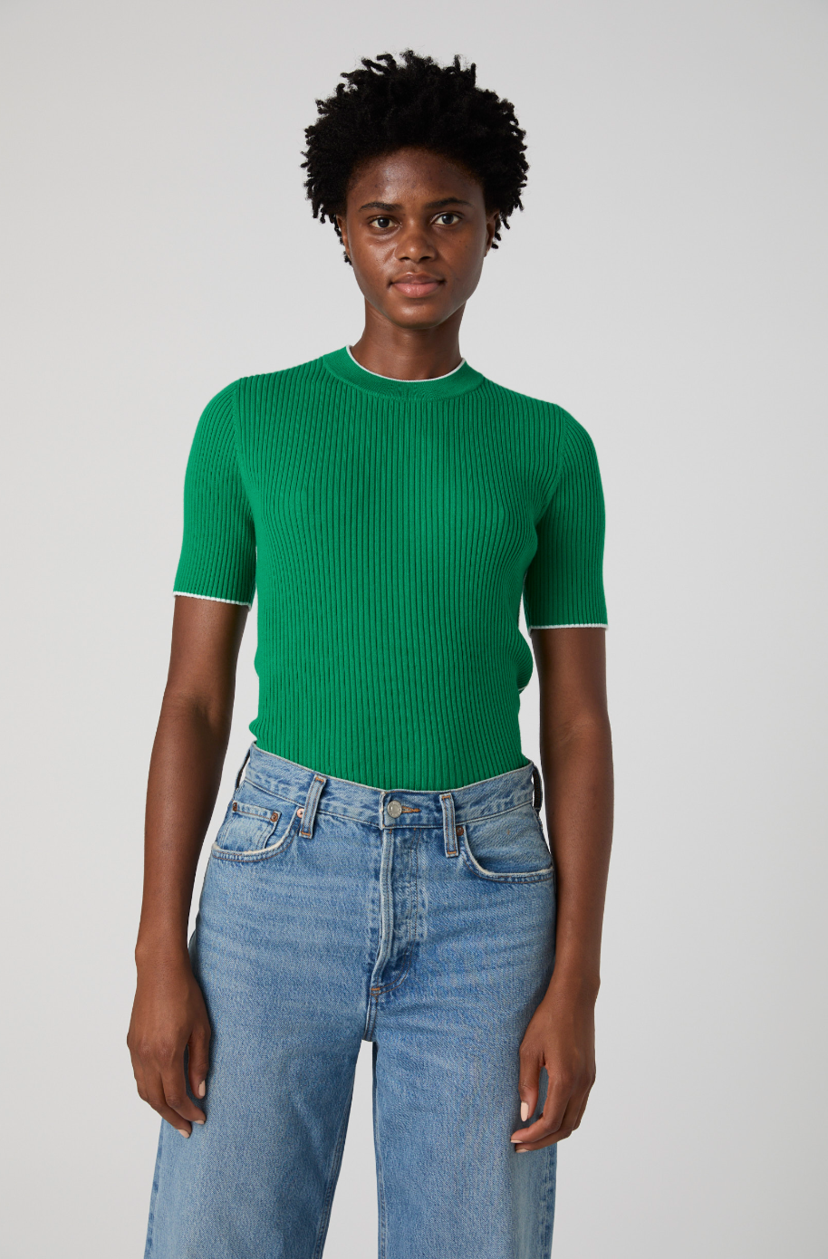 French Connection Mozza Short Sleeve Sweater