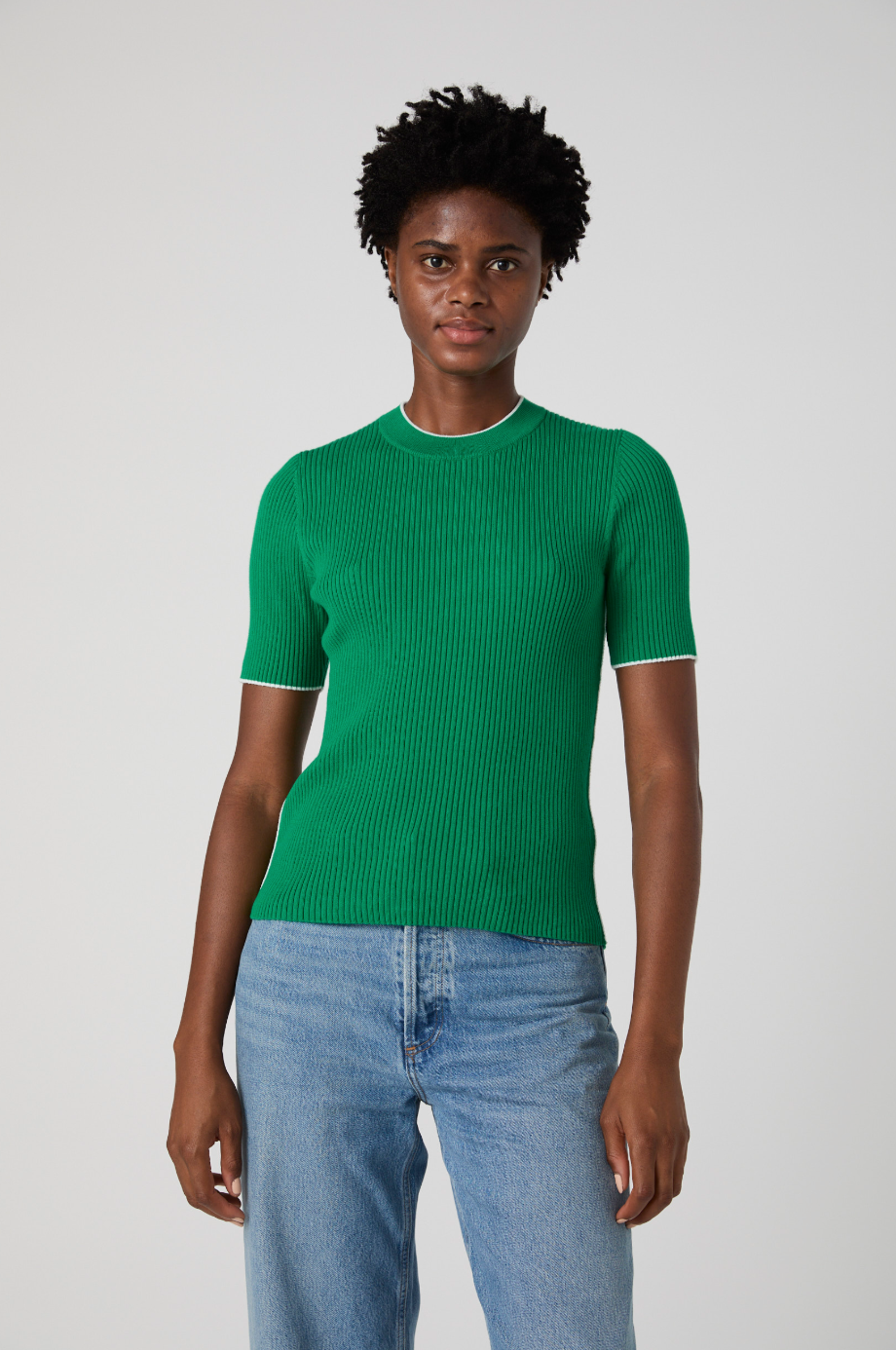French Connection Mozza Short Sleeve Sweater