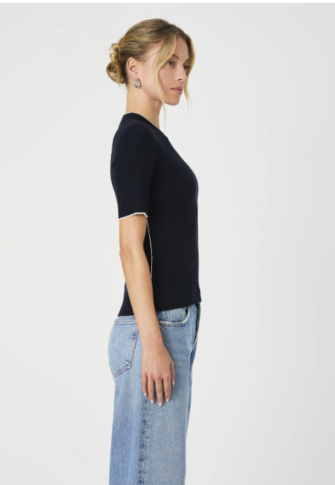 French Connection Mozza Short Sleeve Sweater